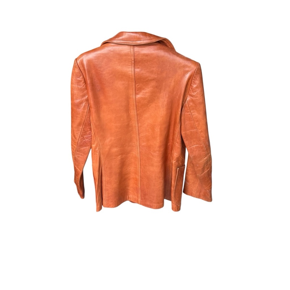 Sheep Mate’s Leather Jacket Vintage 70s Disco retro - Picture 2 of 14